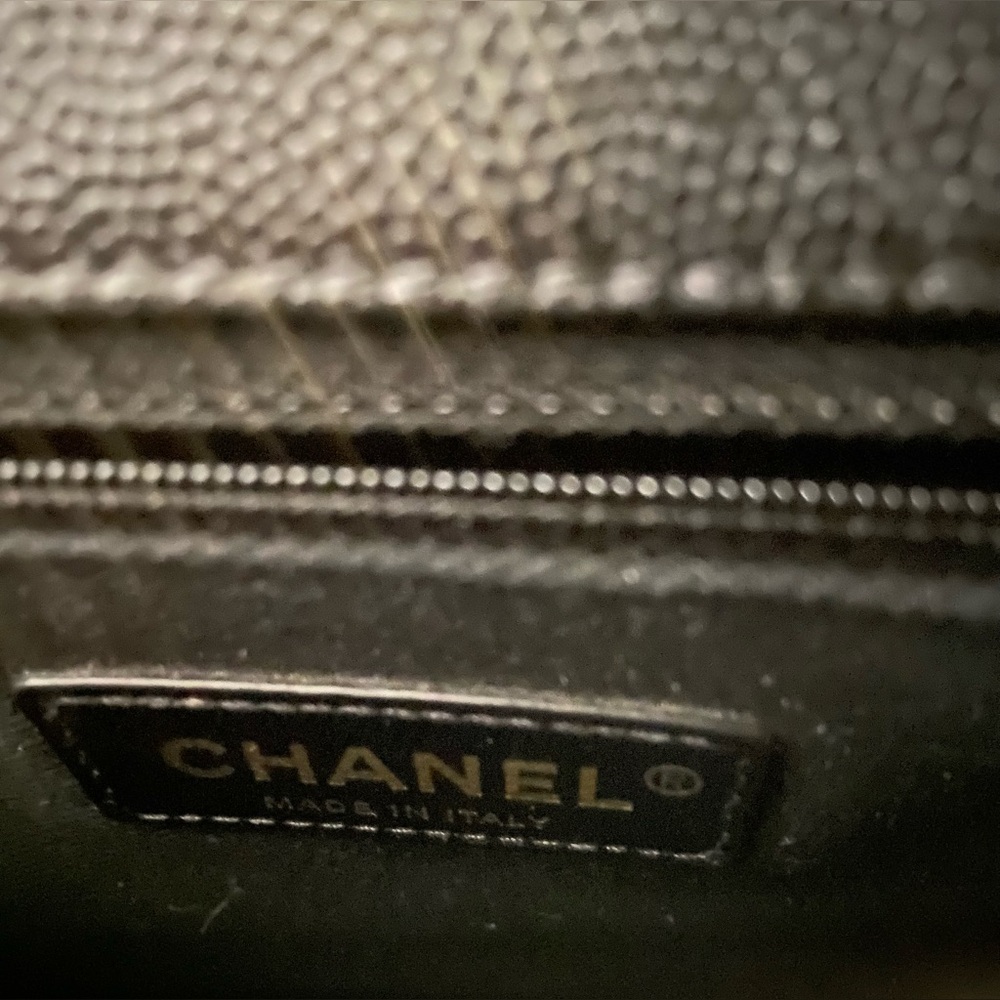 CHANEL Python-Trimmed Medium Coco Handle Bag - Picture 8 of 10